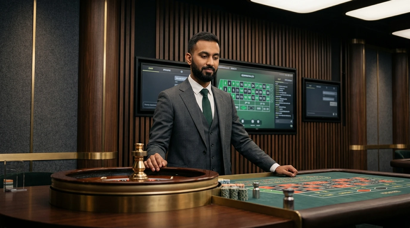 Live-Roulette-Übertragung mit Tischchat und deutschem Croupier