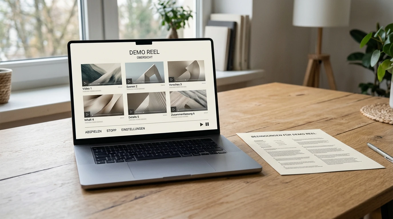 Laptop mit kostenlosem Demospiel und getrennten Spielgeldsymbolen