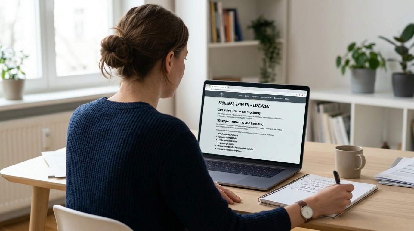 Neutrales Prüfprotokoll mit Domain, Lizenzgebiet und Tischdetails